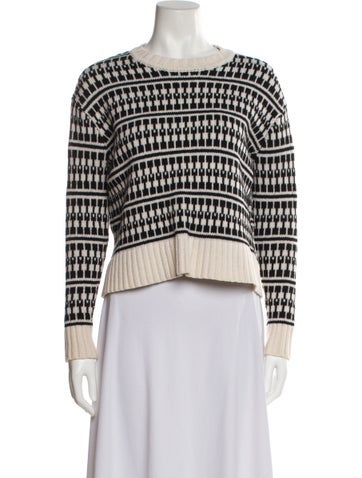 Jason Wu Knitwear Wool Striped Sweater M