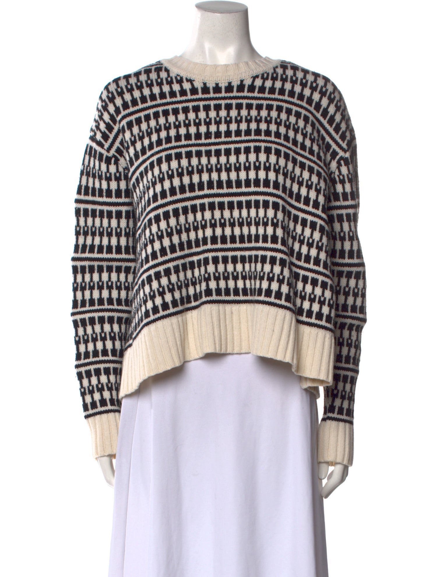 Jason Wu Wool Printed Sweater