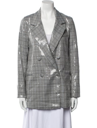Jason Wu Plaid Print Blazer