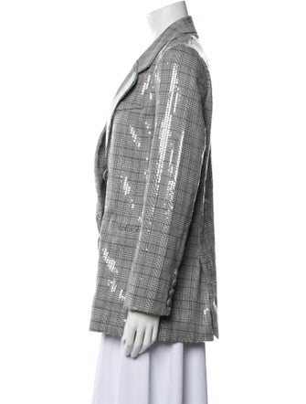 Jason Wu Plaid Print Blazer