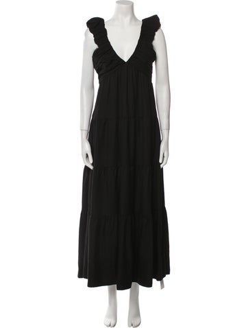 Jason Wu Dresses V-Neck Long Dress M