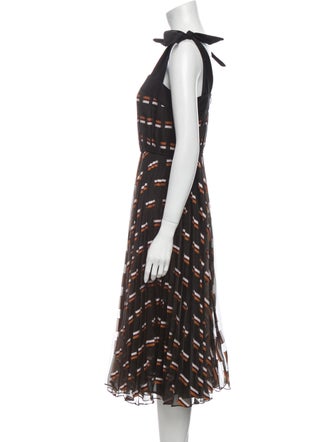 Grey by Jason Wu Printed Midi Length Dress