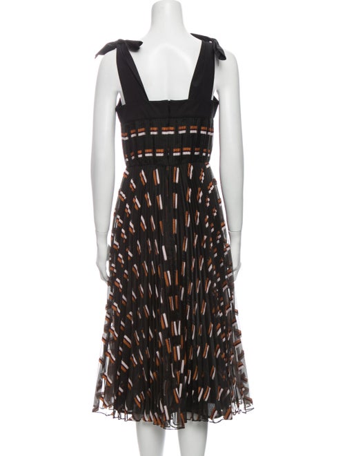 Grey by Jason Wu Printed Midi Length Dress