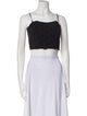 Jason Wu Square Neckline Sleeveless Crop Top