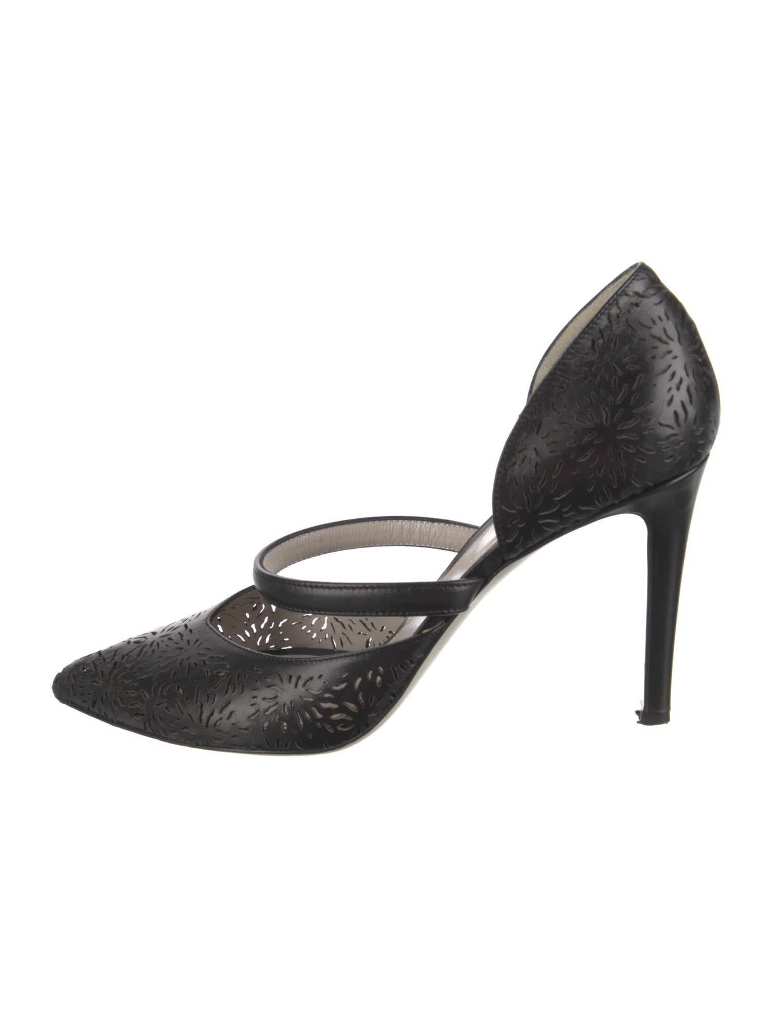Jason Wu Leather Lasercut Accents D'Orsay Pumps
