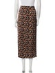Jason Wu Tie-Dye Print Midi Length Skirt