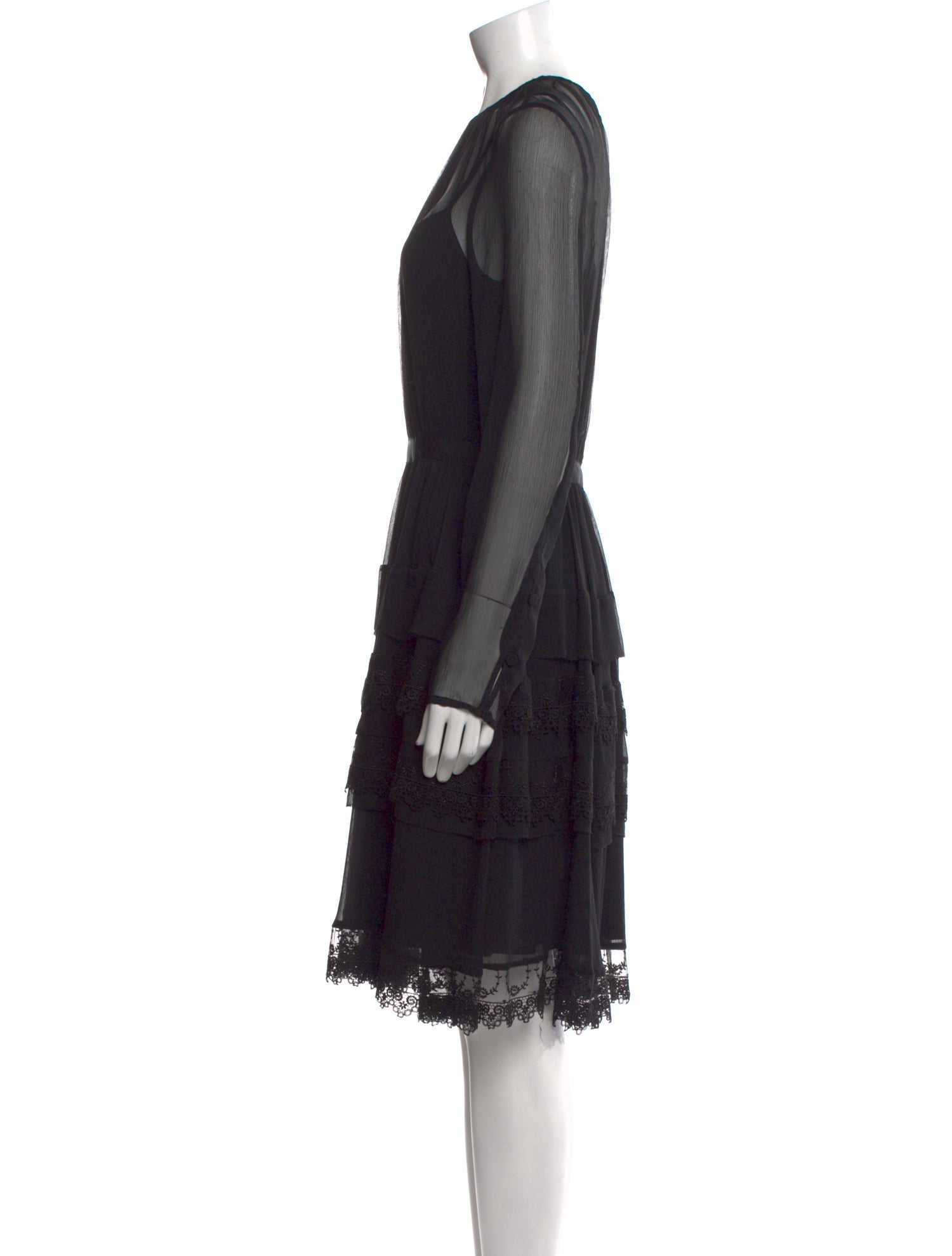 Jason Wu Silk Knee-Length Dress