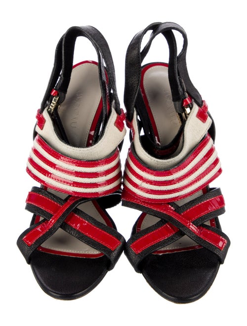 Jason Wu Leather Printed Sandals