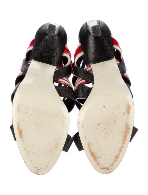 Jason Wu Leather Printed Sandals