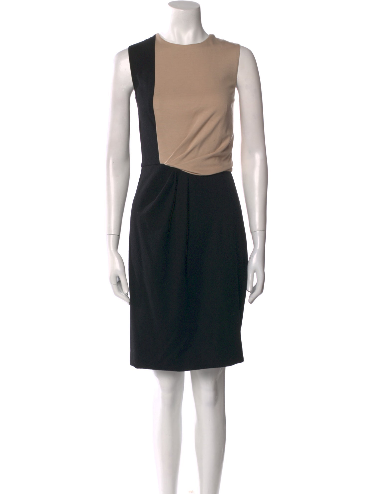Jason Wu Colorblock Pattern Knee-Length Dress