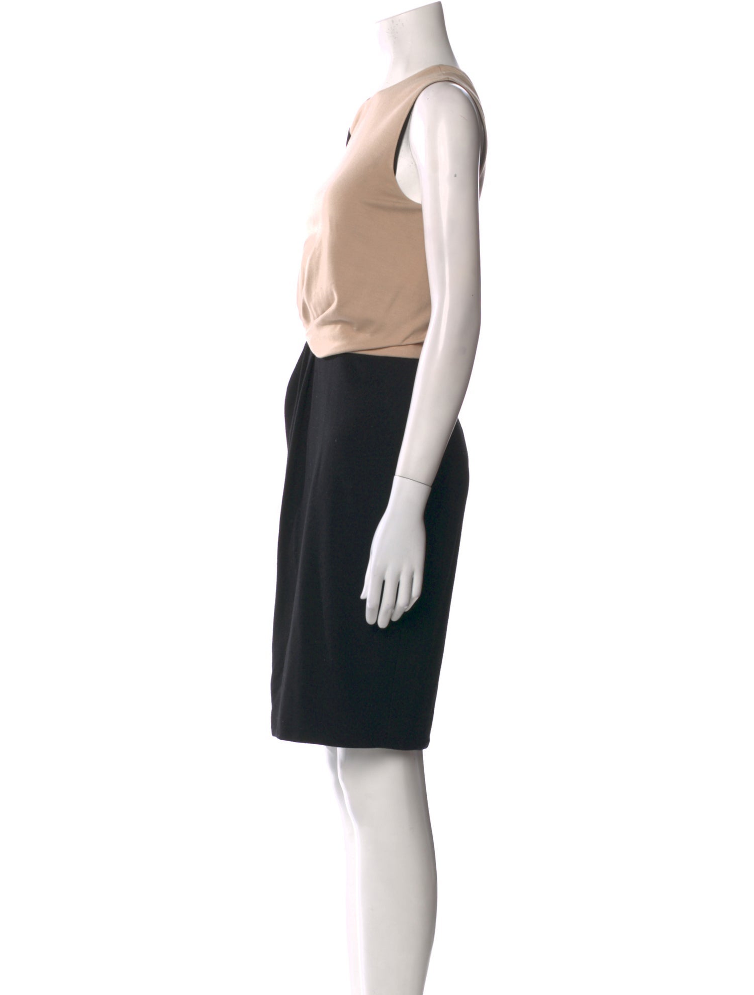 Jason Wu Colorblock Pattern Knee-Length Dress