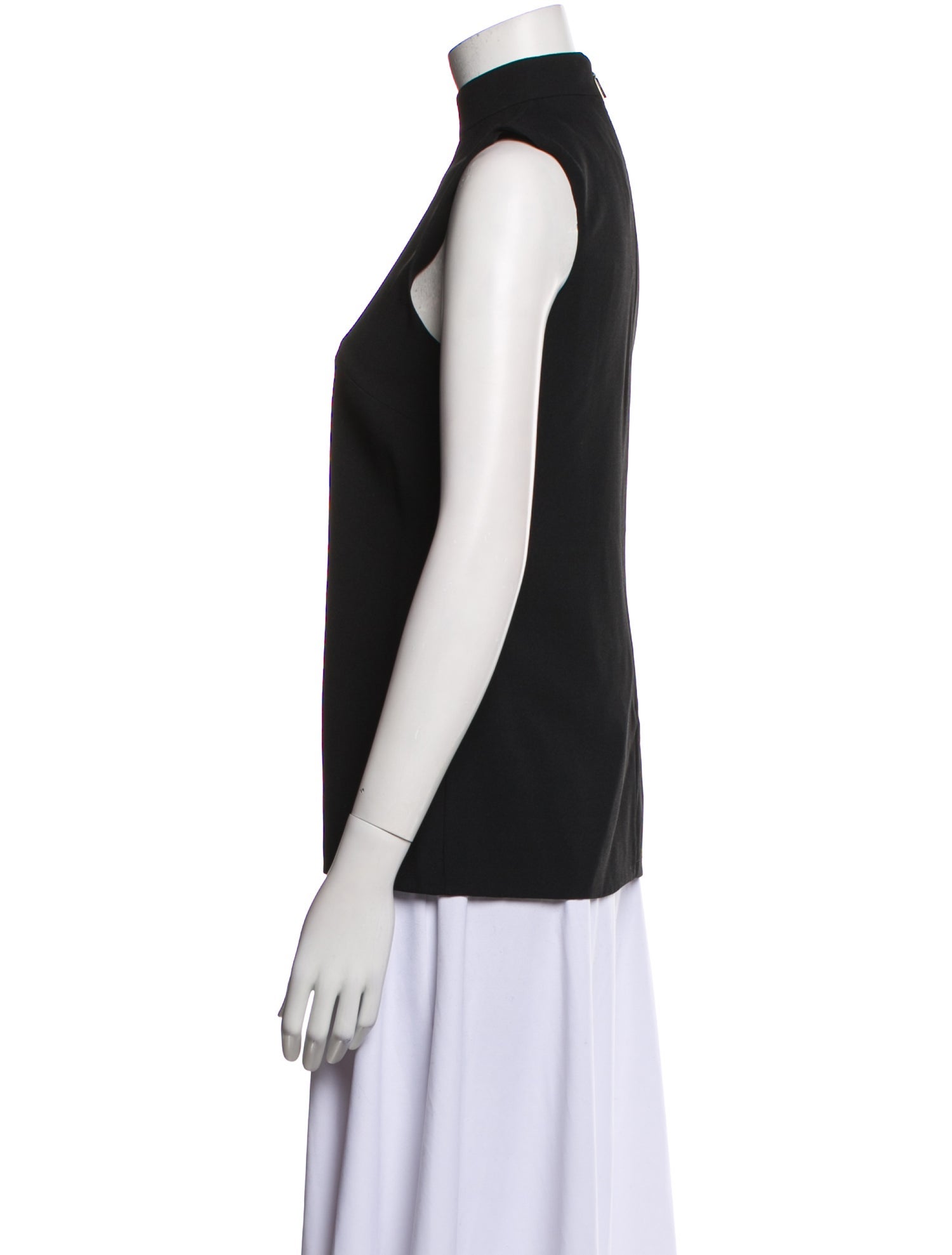 Jason Wu Mock Neck Sleeveless Top