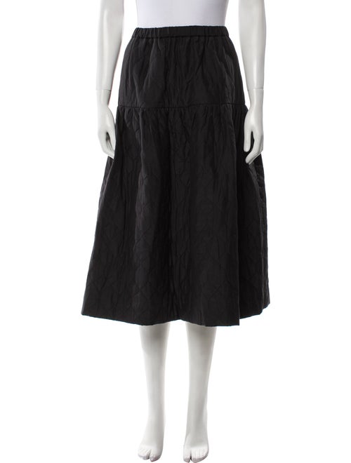 Jason Wu Pleated Accents Midi Length Skirt