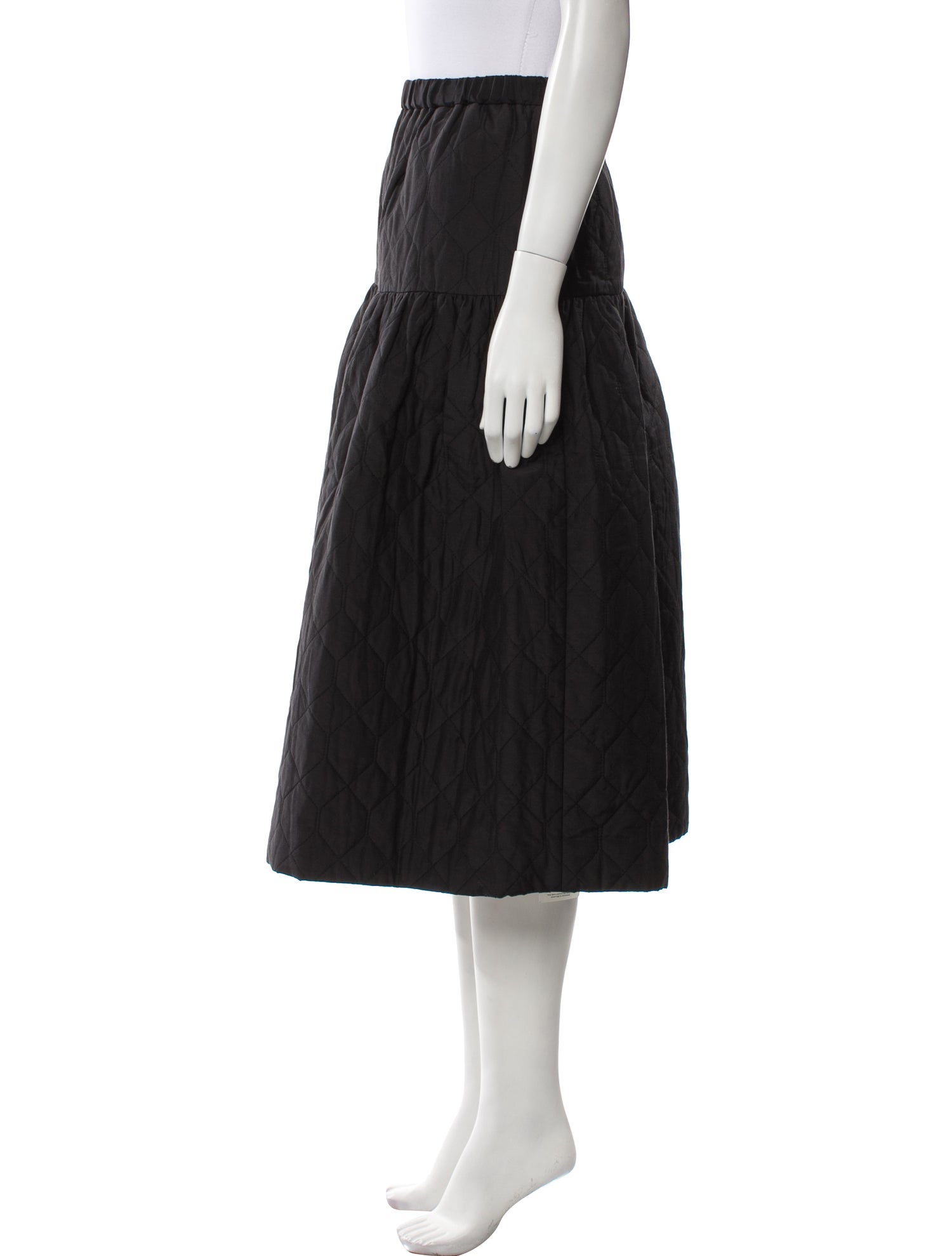 Jason Wu Pleated Accents Midi Length Skirt