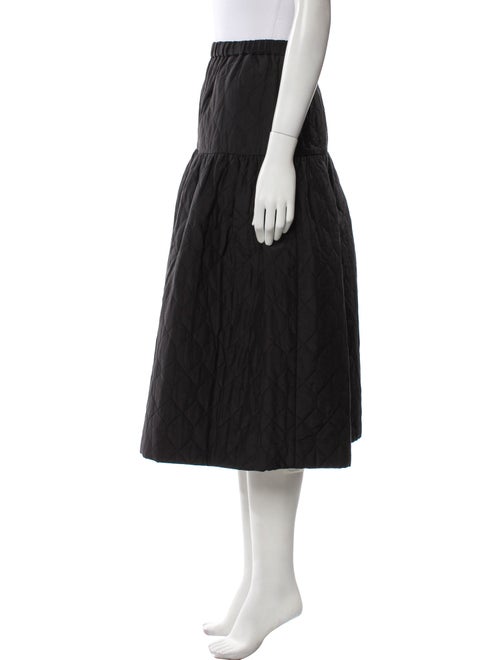 Jason Wu Pleated Accents Midi Length Skirt