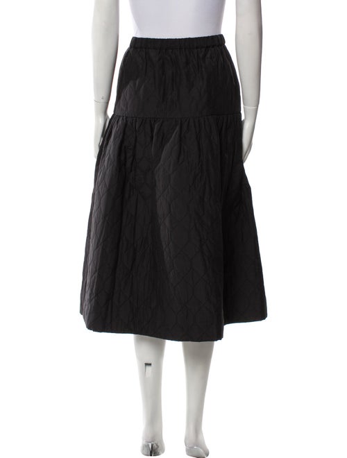 Jason Wu Pleated Accents Midi Length Skirt