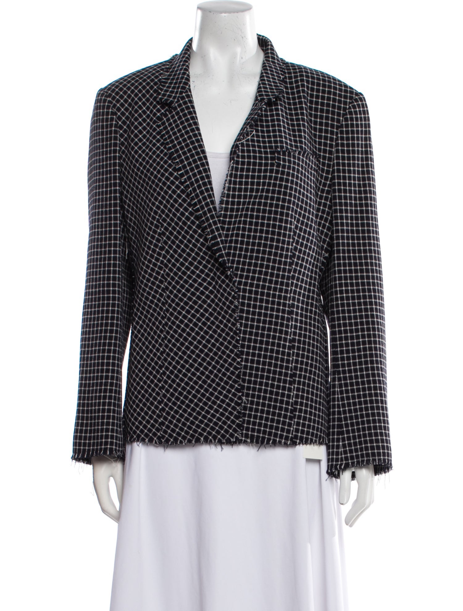 Jason Wu Virgin Wool Printed Blazer