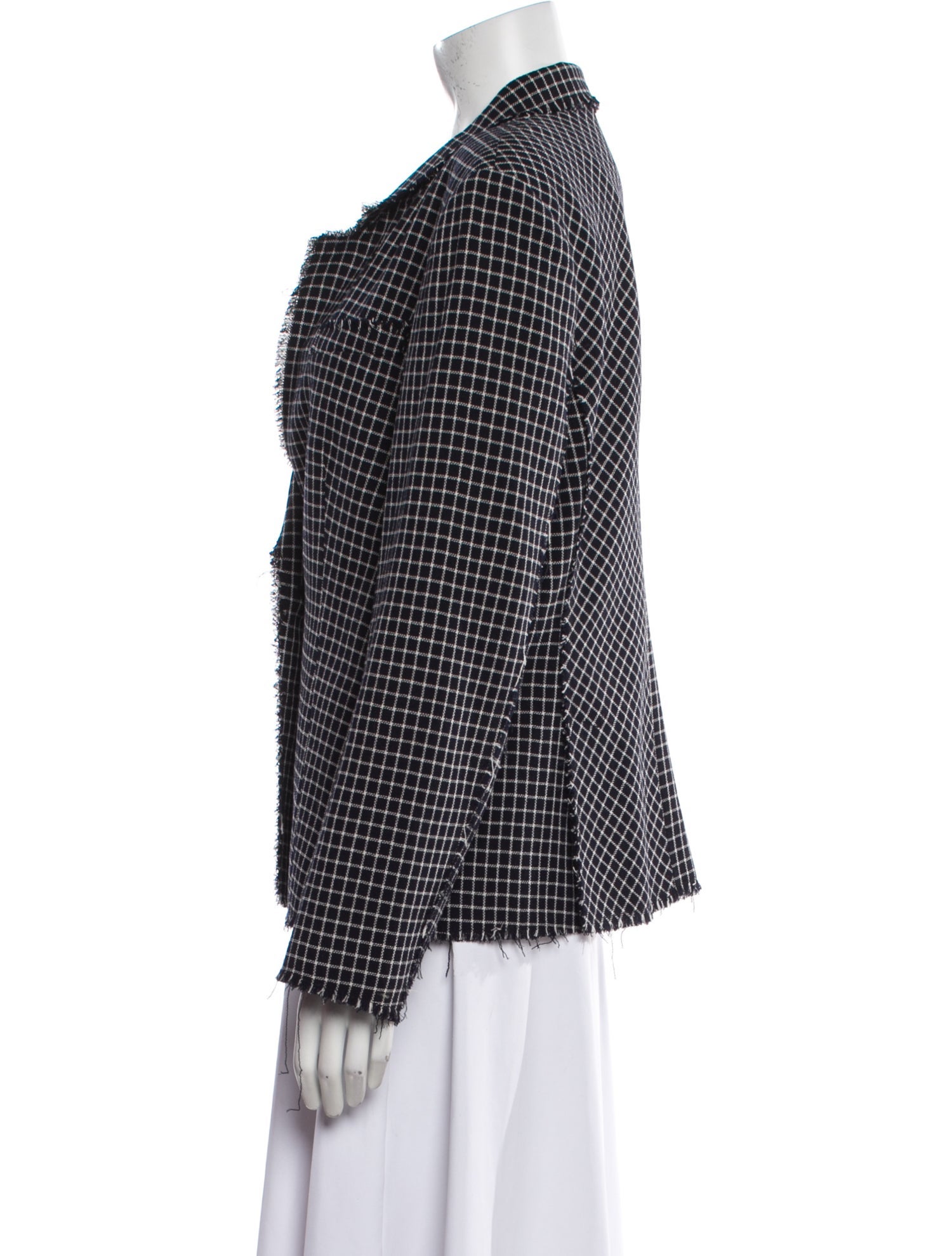 Jason Wu Virgin Wool Printed Blazer