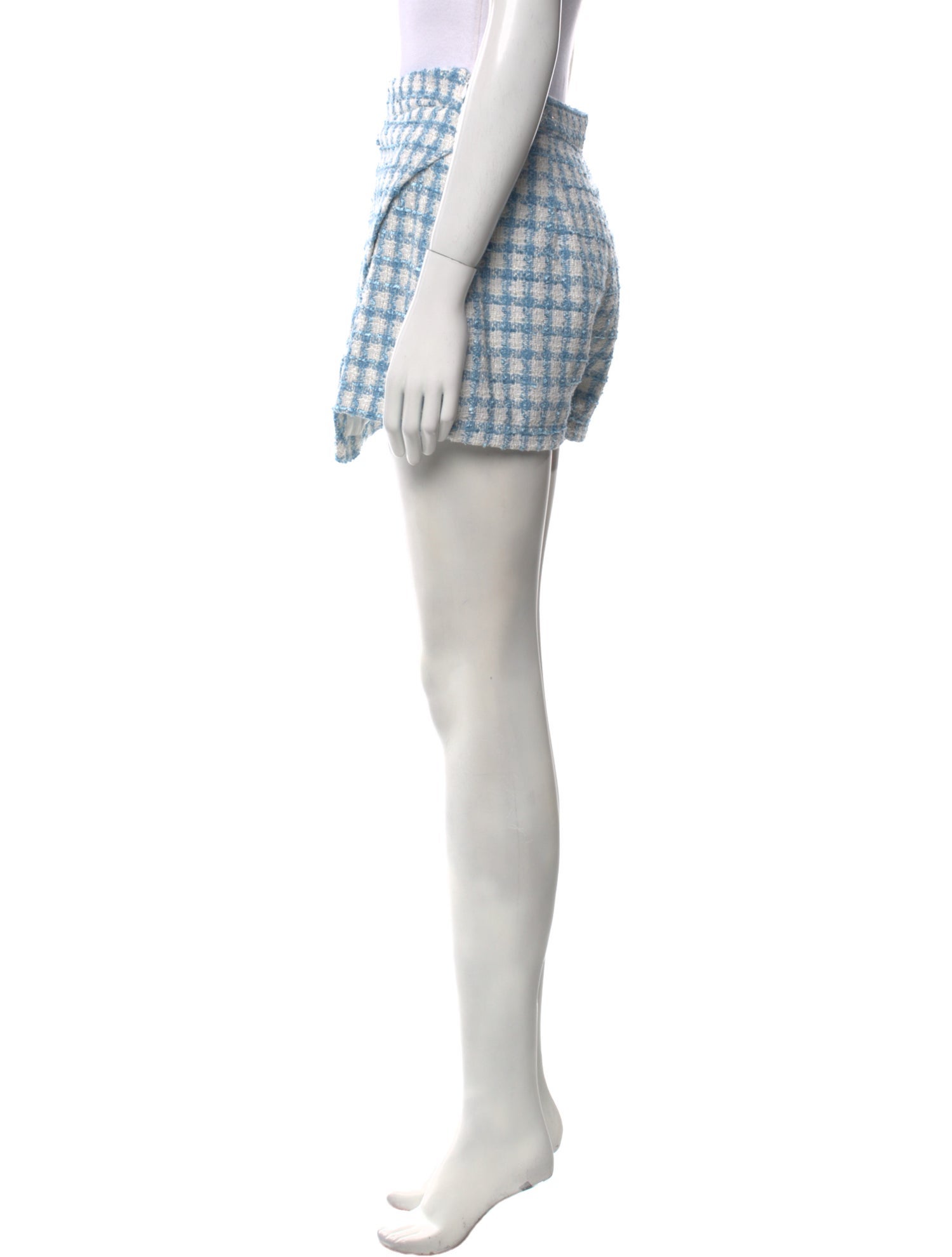 Jason Wu Tweed Pattern Mini Shorts
