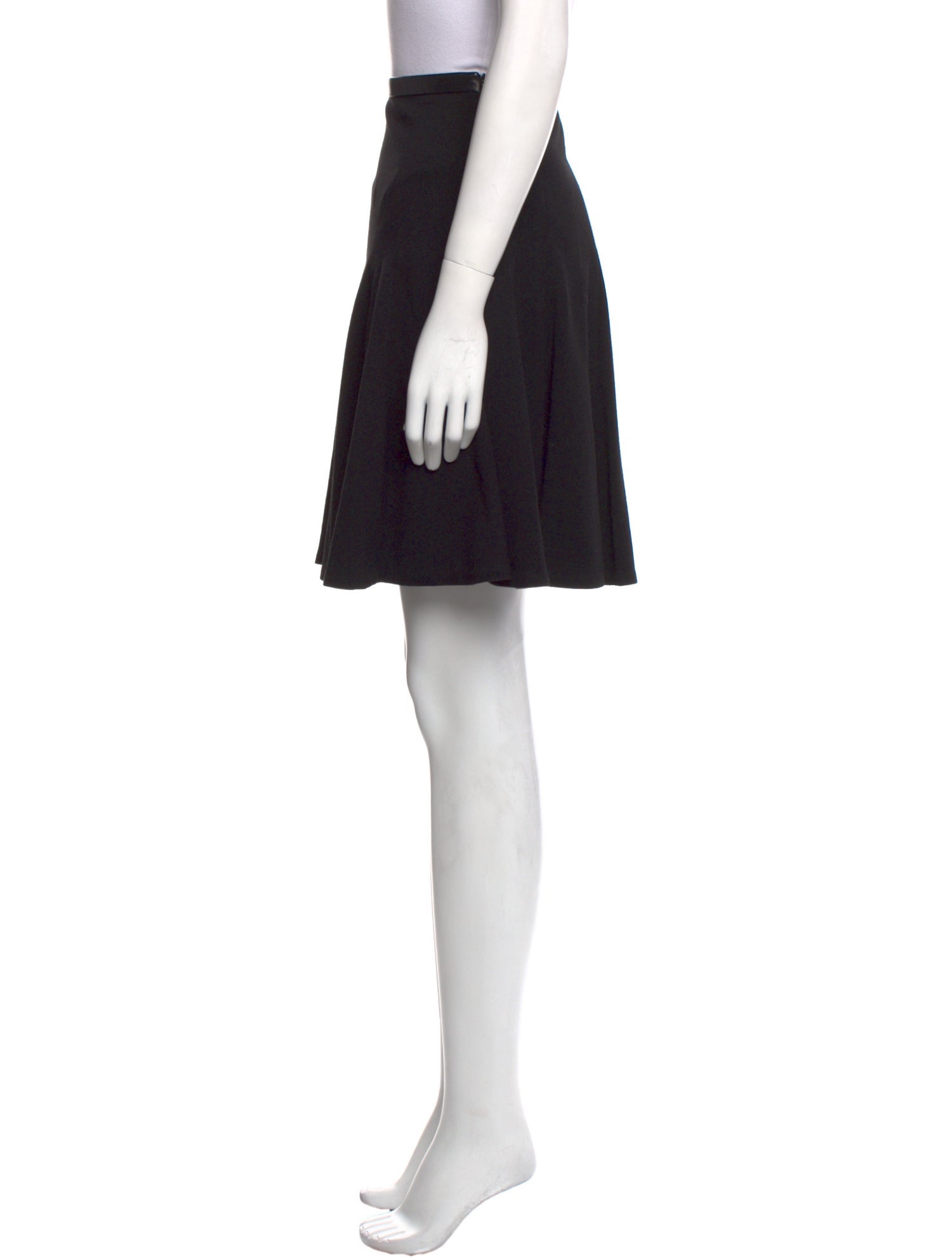 Jason Wu Leather Trim Embellishment Knee-Length Skirt