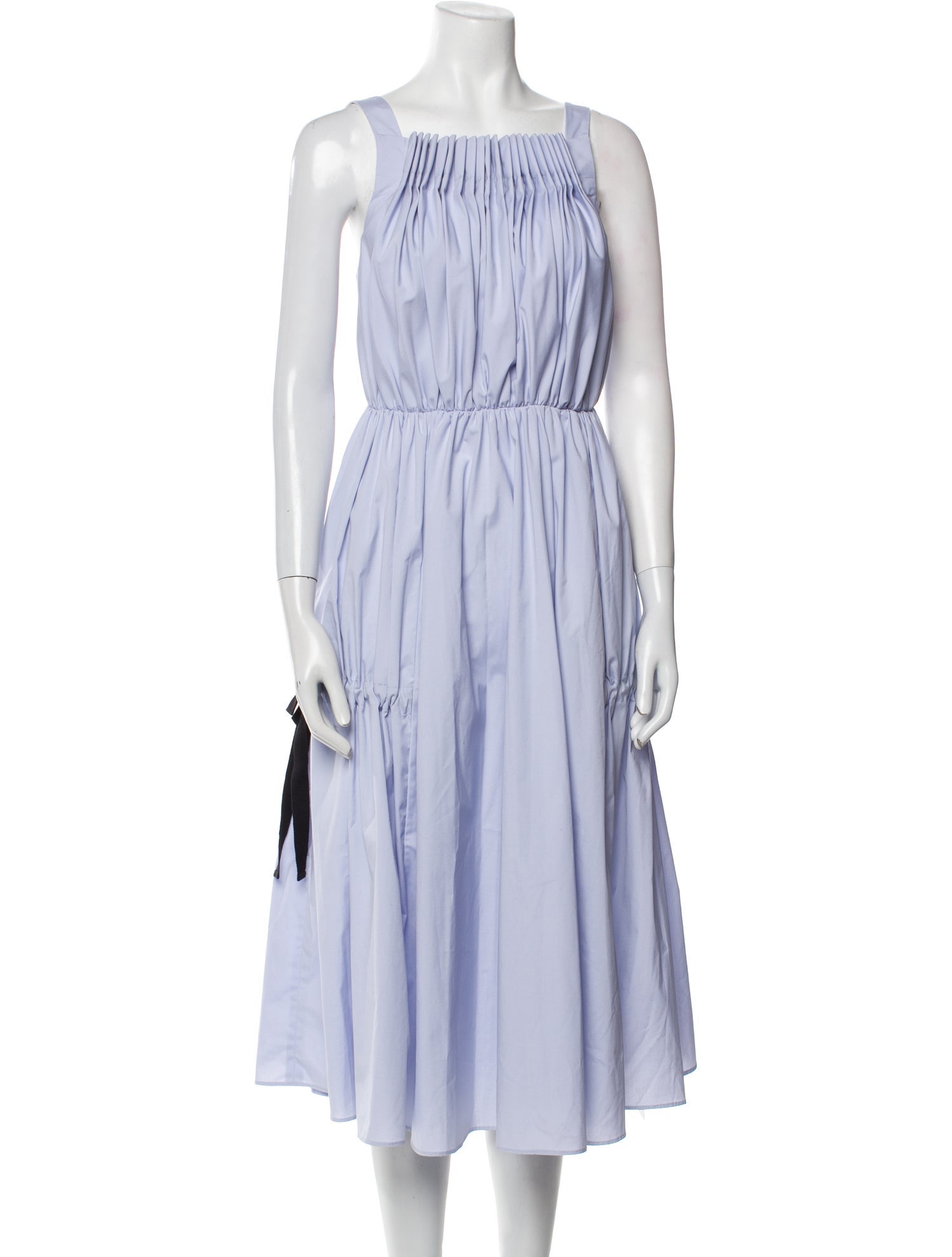Jason Wu Square Neckline Midi Length Dress