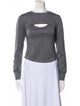 Jason Wu Crew Neck Long Sleeve Top