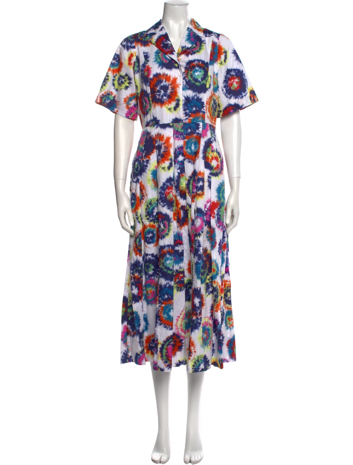 Jason Wu Tie-Dye Print Long Dress