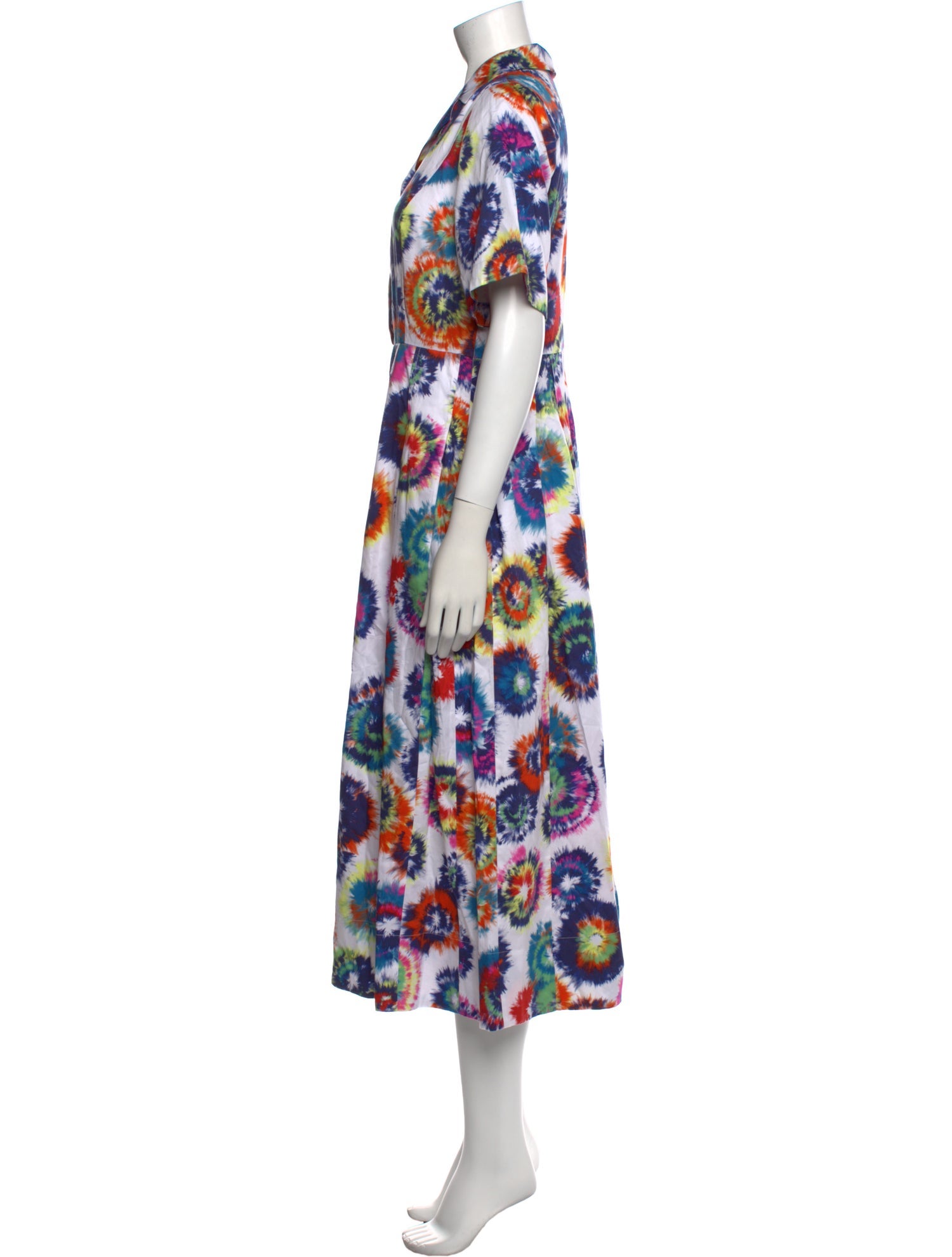 Jason Wu Tie-Dye Print Long Dress