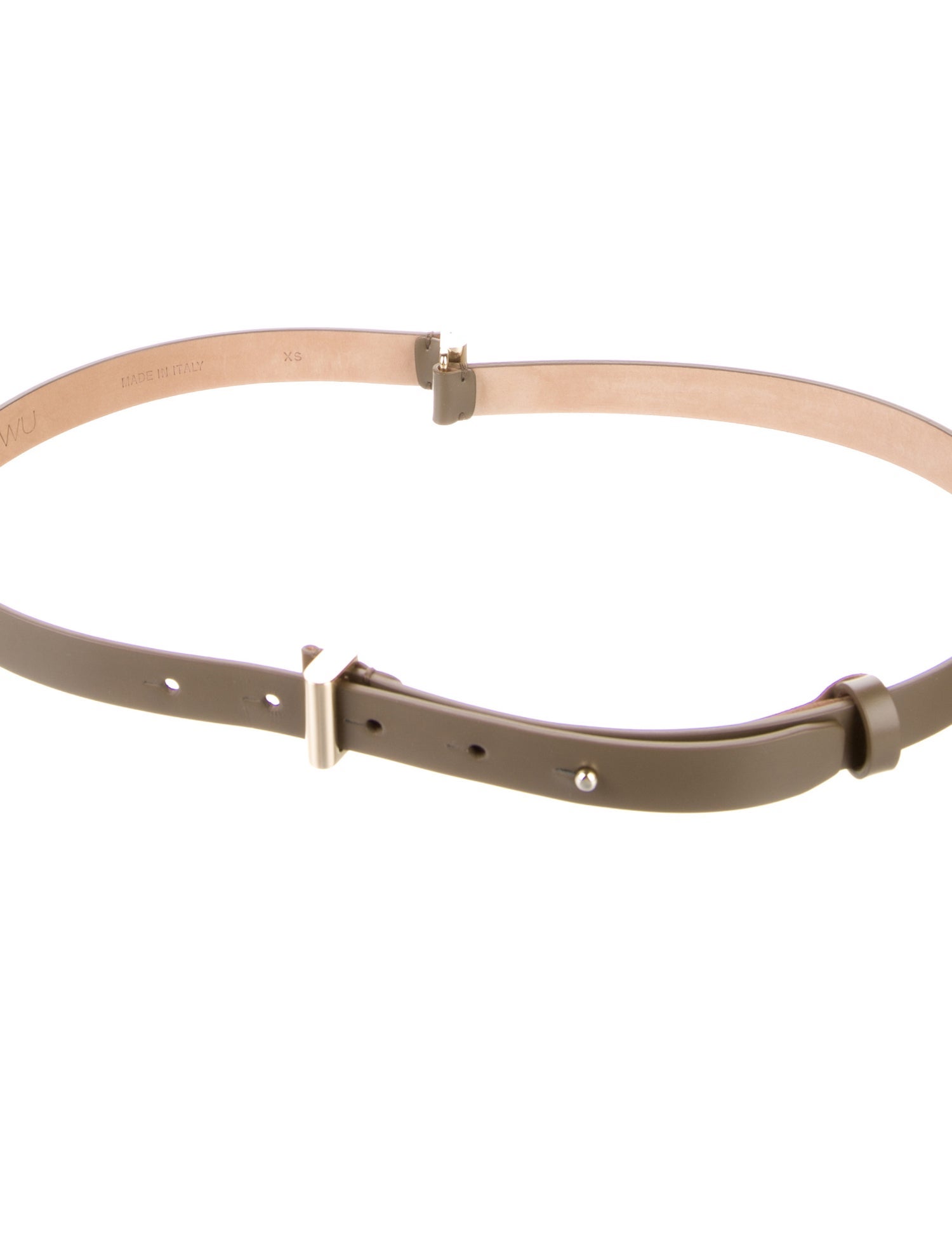 Jason Wu Green  Belts Size:M. Leather belt Jason Wu Black size S International in Leather  main image 2
