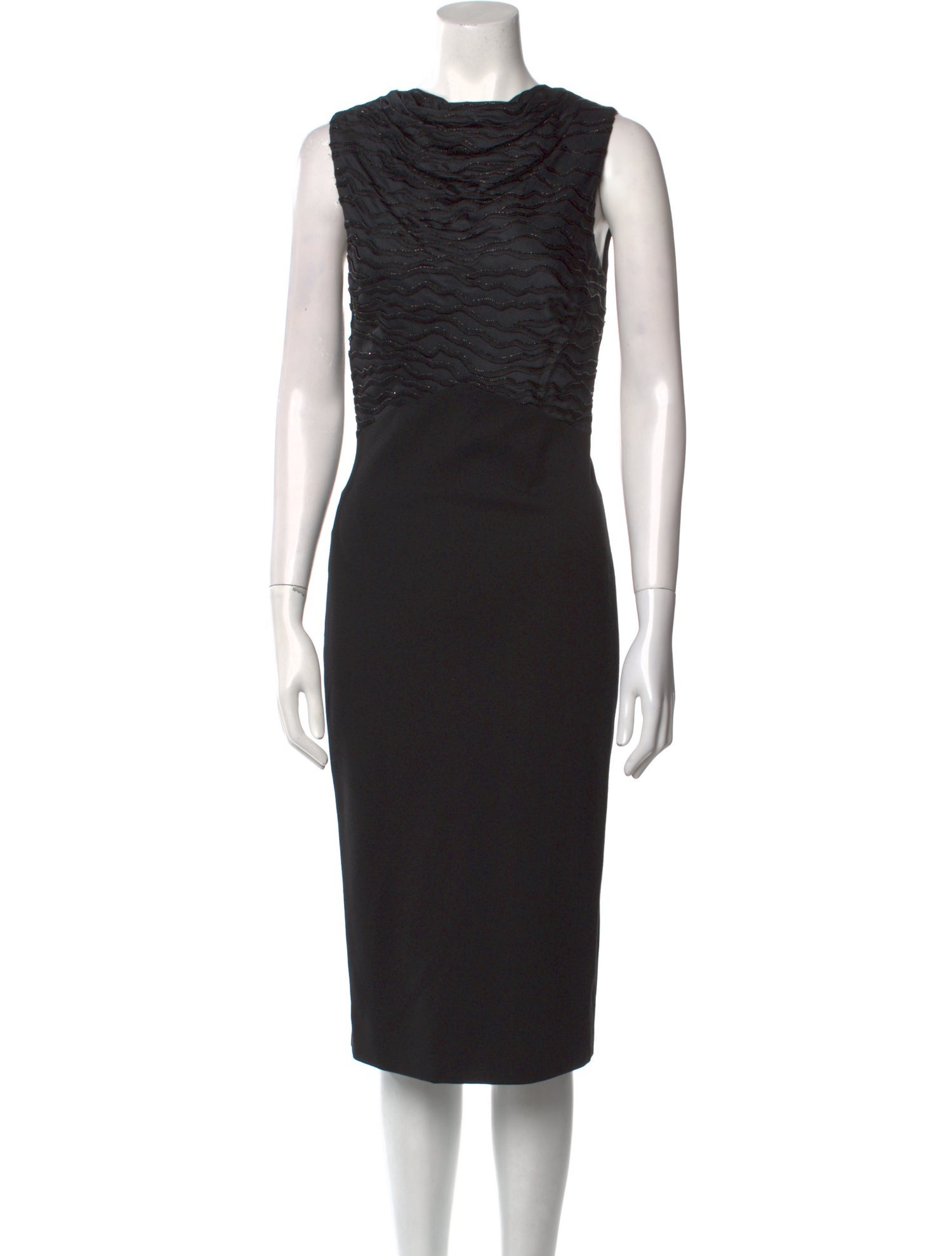 Jason Wu Cowl Neck Midi Length Dress