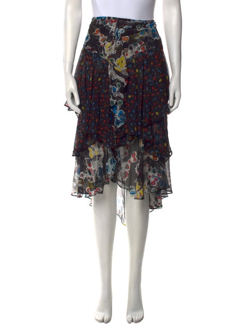 Jason Wu Silk Midi Length Skirt