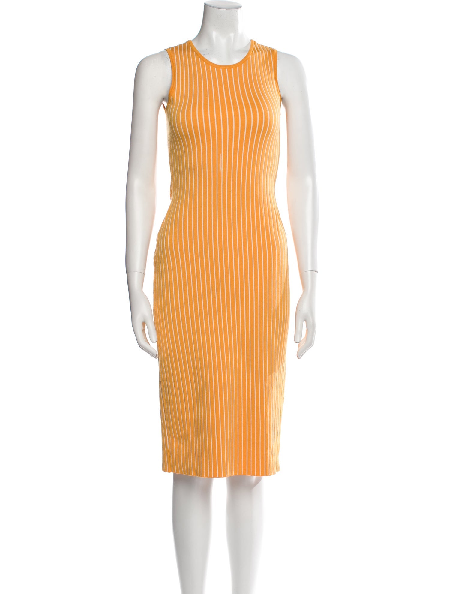 Jason Wu Striped Midi Length Dress