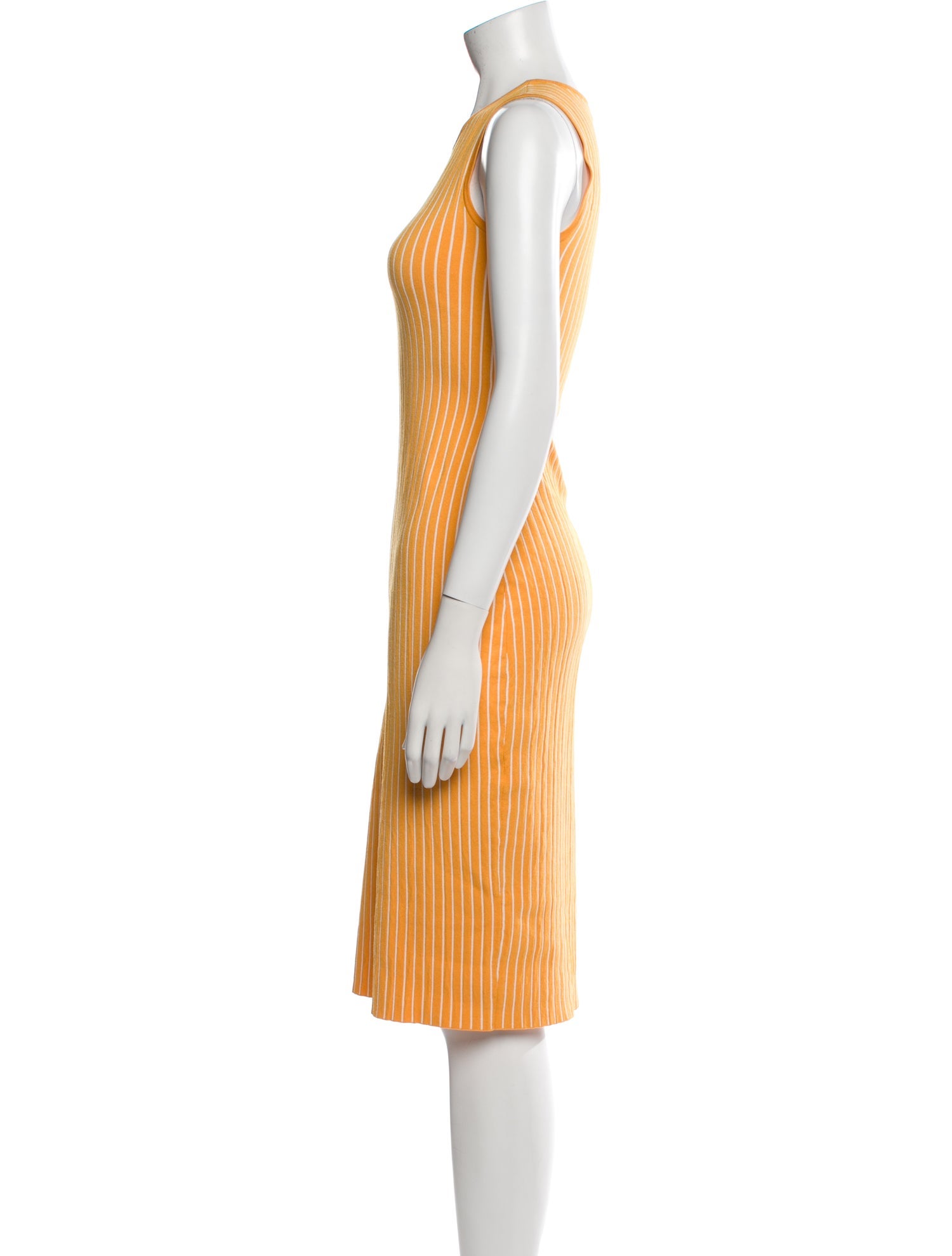 Jason Wu Striped Midi Length Dress