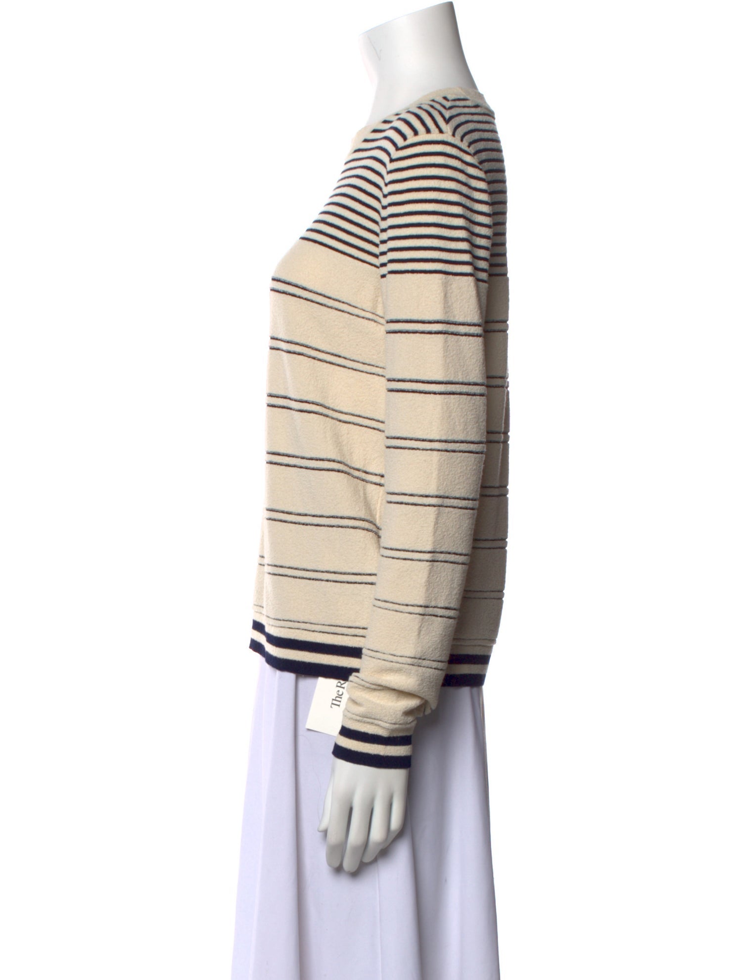 Jason Wu Striped Crew Neck Sweater