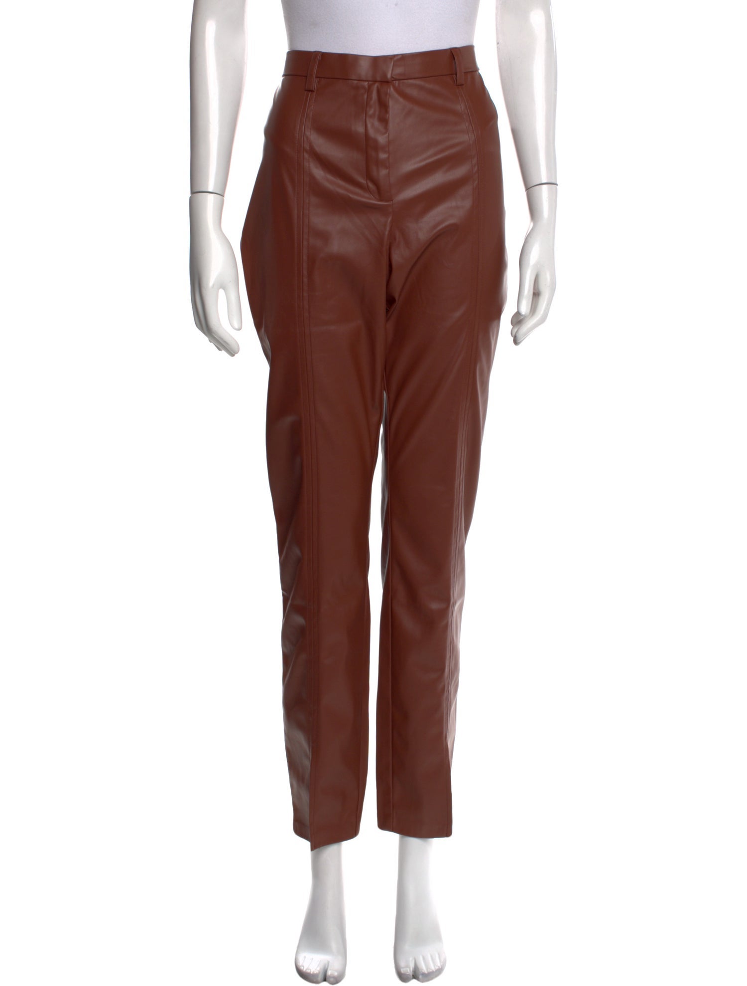 Jason Wu Faux Leather Straight Leg Pants