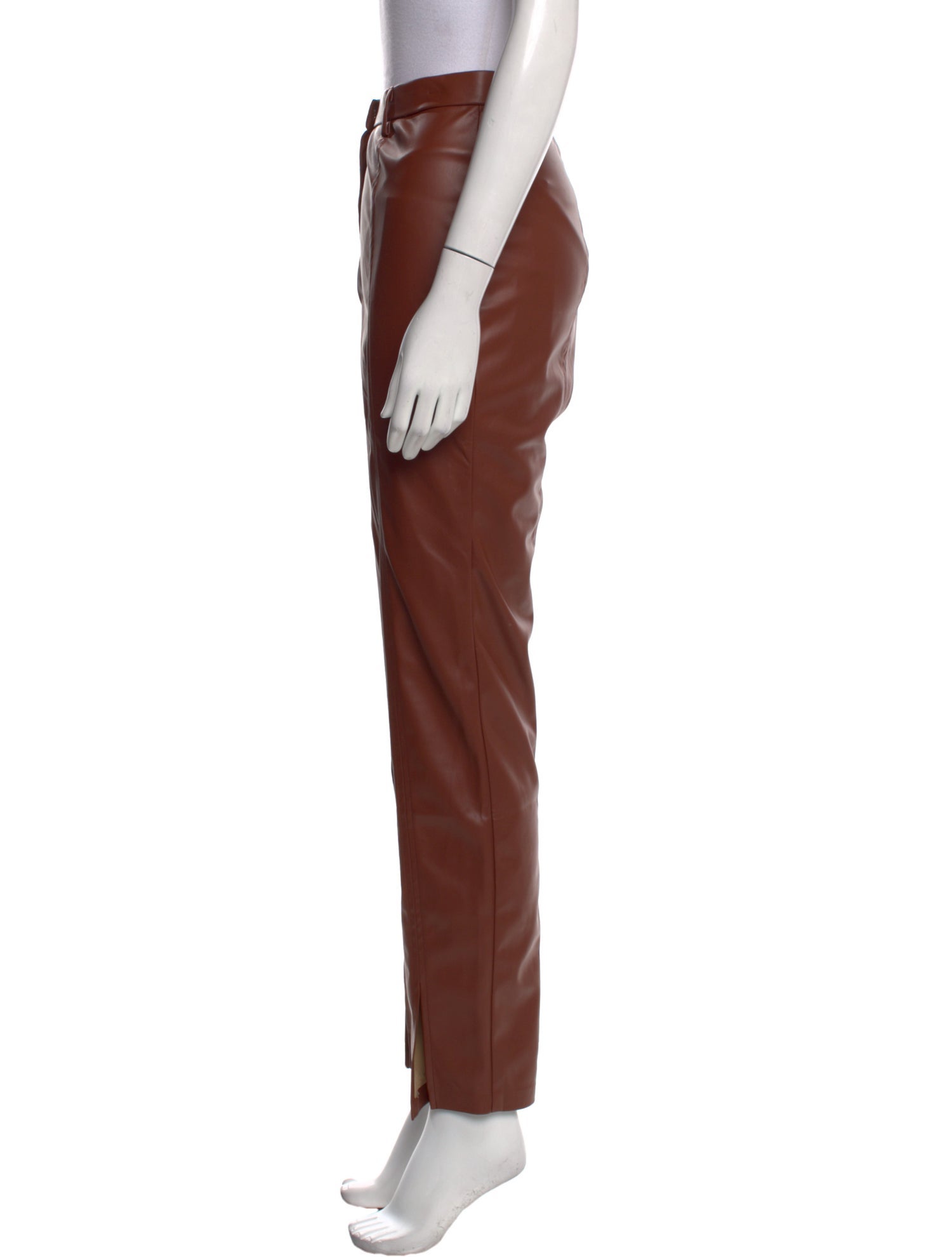 Jason Wu Faux Leather Straight Leg Pants