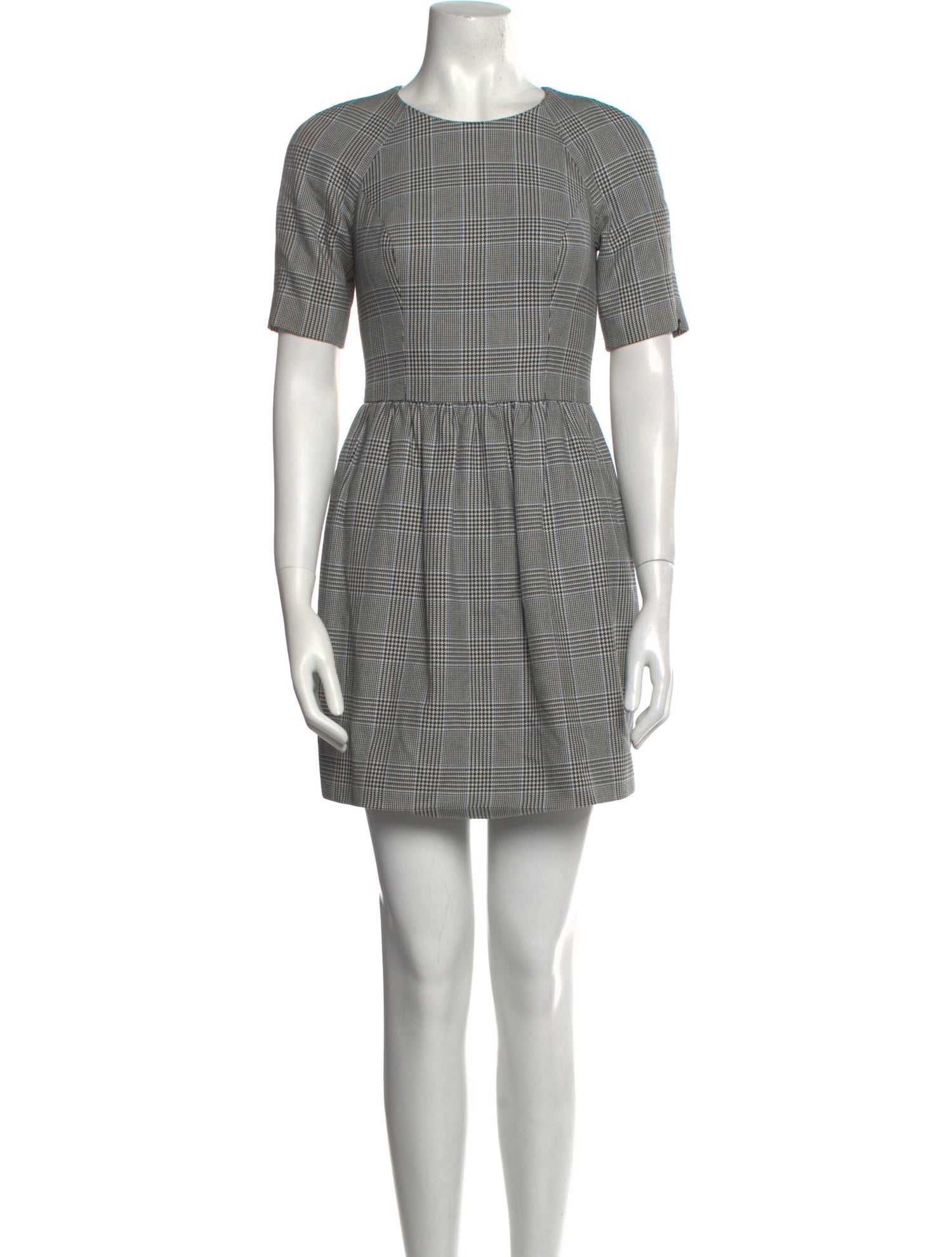 Jason Wu Plaid Print Mini Dress