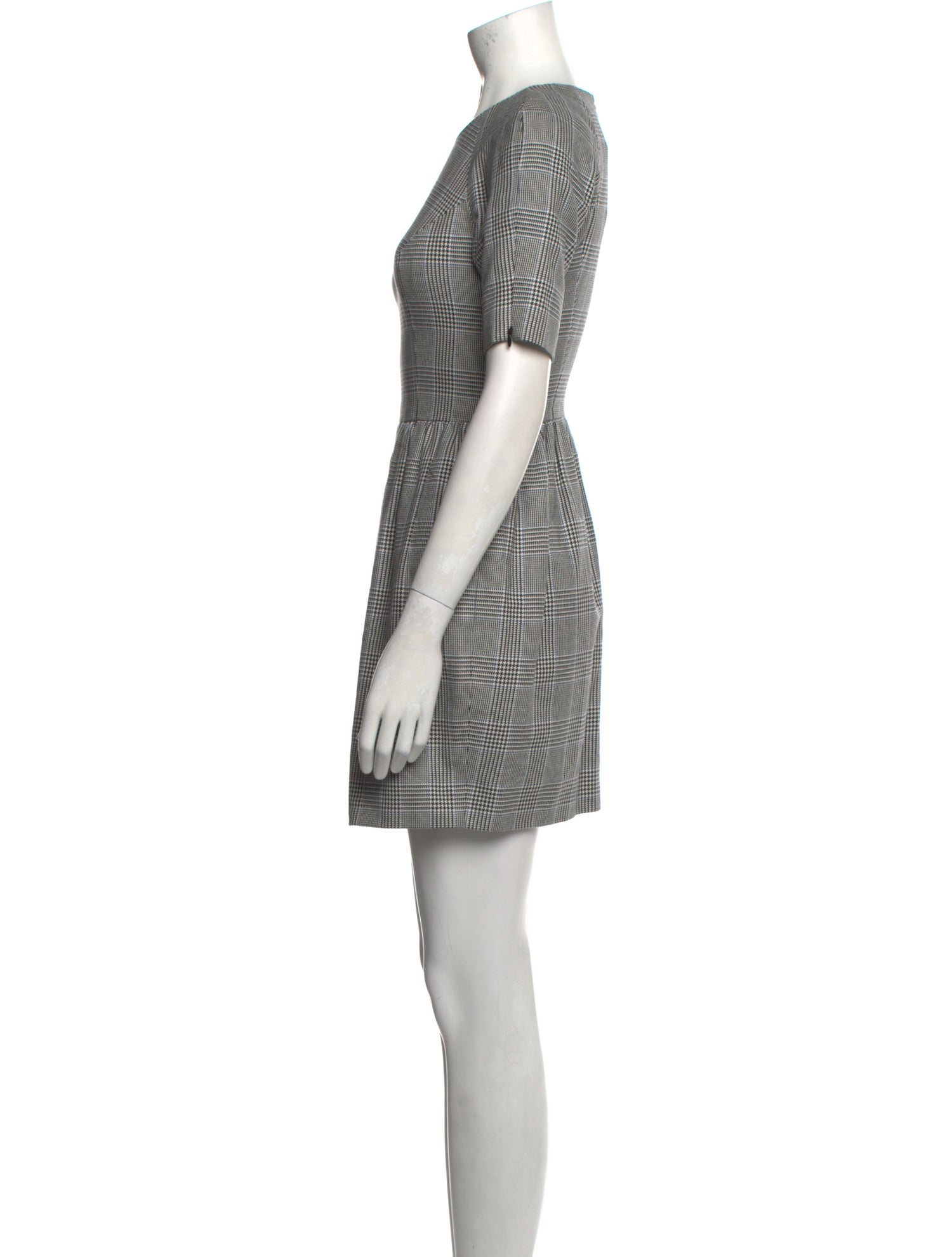 Jason Wu Plaid Print Mini Dress