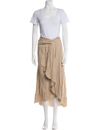 Jason Wu Linen Lace Pattern Skirt Set