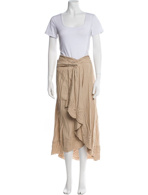 Jason Wu Linen Lace Pattern Skirt Set