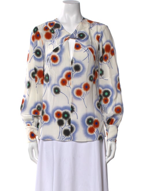 Jason Wu Silk Printed Blouse