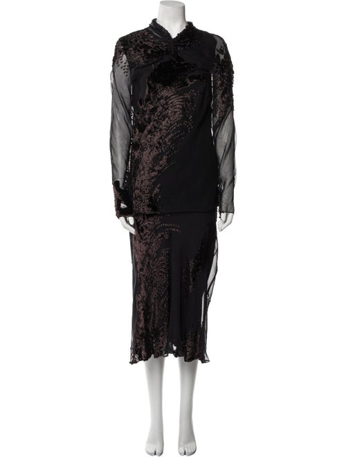 Jason Wu Lace Pattern Skirt Set