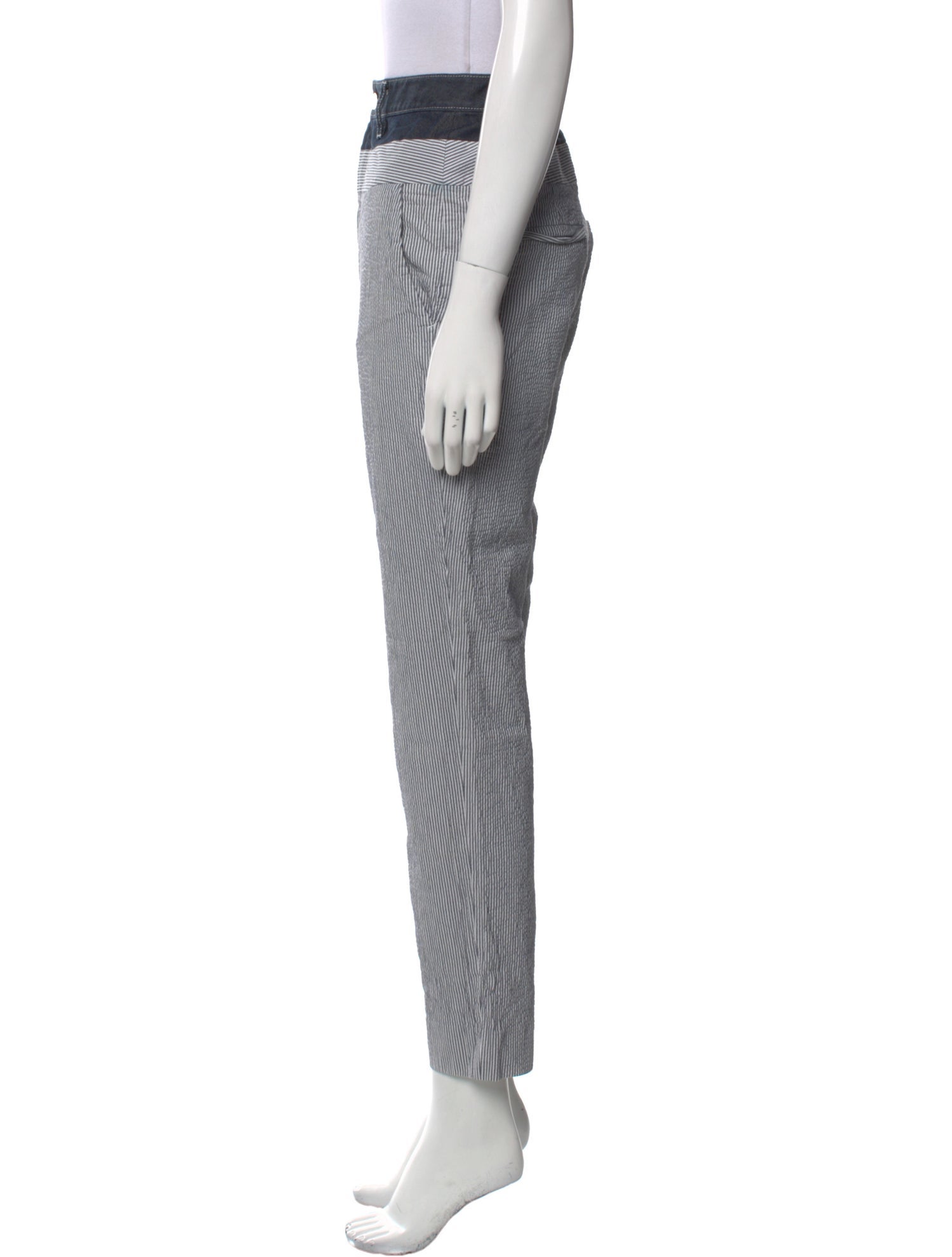 Jason Wu Striped Straight Leg Pants