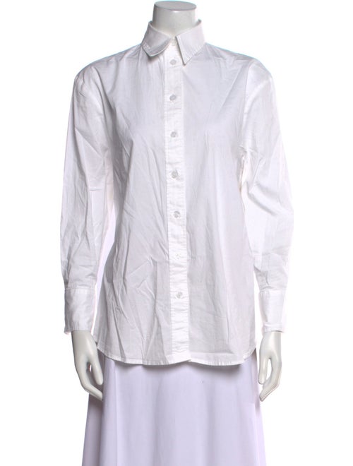 Jason Wu Long Sleeve Button-Up Top