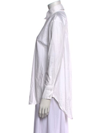 Jason Wu Long Sleeve Button-Up Top