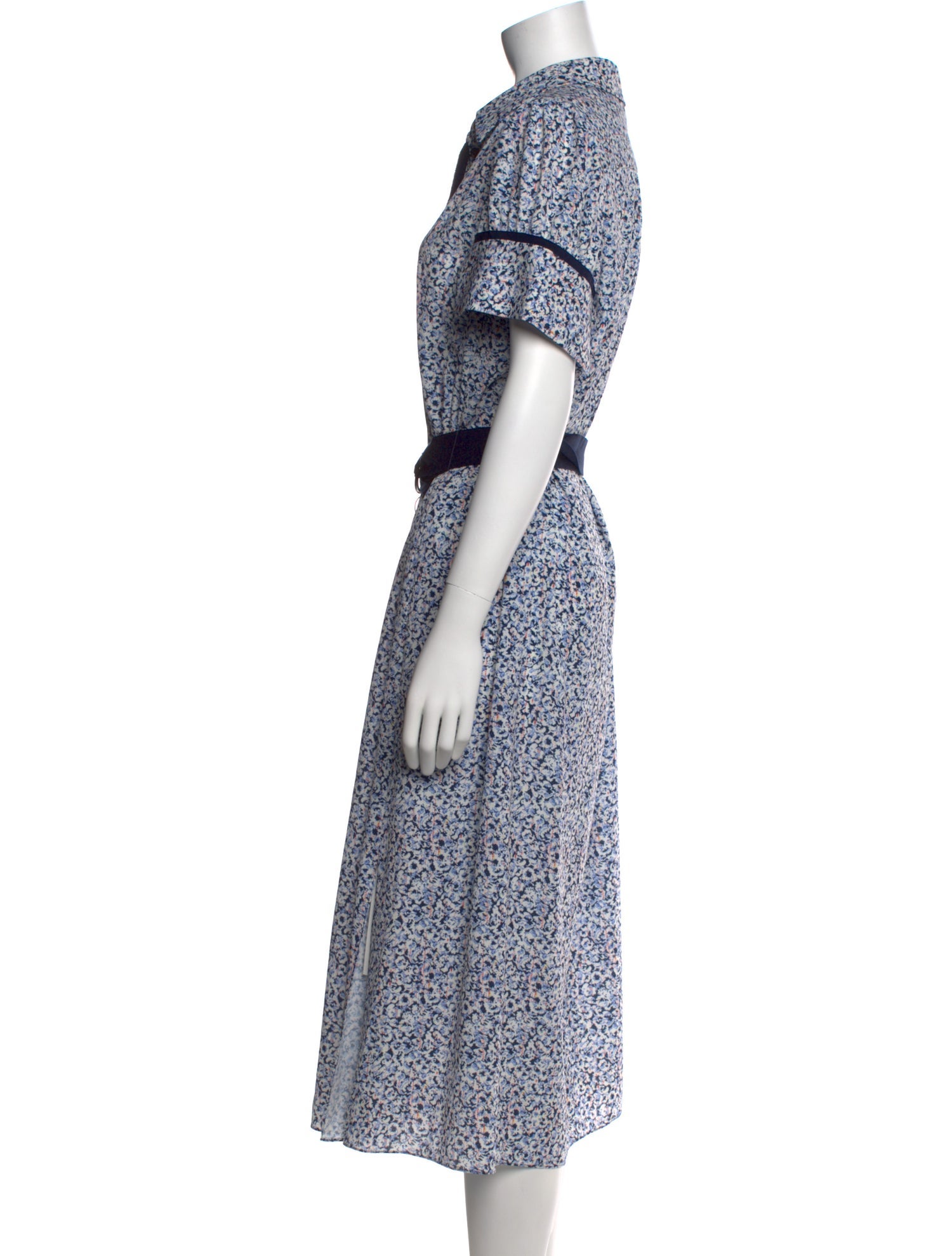 Jason Wu Floral Print Midi Length Dress w/ Tags