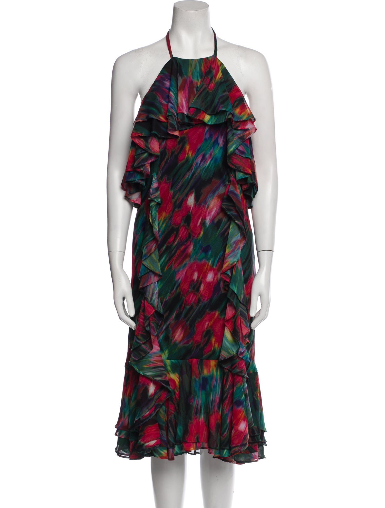 Jason Wu Printed Knee-Length Dress