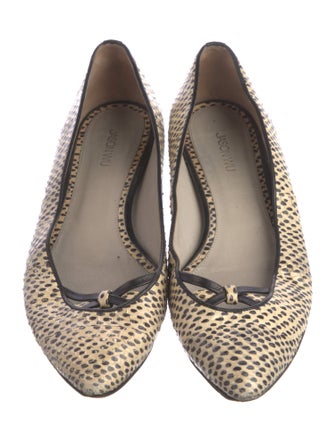 Jason Wu Leather Printed Flats