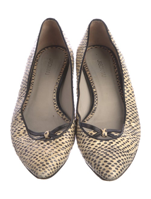 Jason Wu Leather Printed Flats