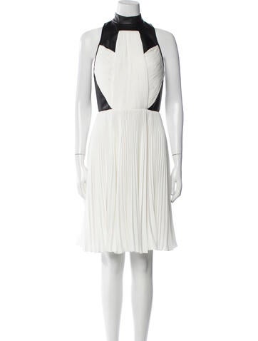 Jason Wu Dresses Lambskin Knee-Length Dress M